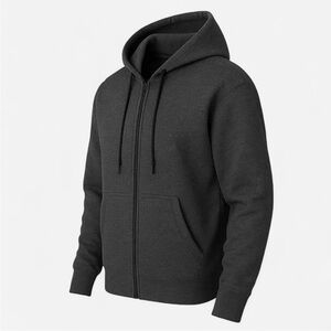 Blue Ice Charcoal Zip Up Hoodie Size M NWT